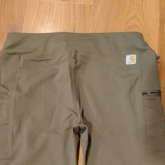 Carhartt Green Cargo Pants Straight-Leg Outdoor - Picture 5 of 5